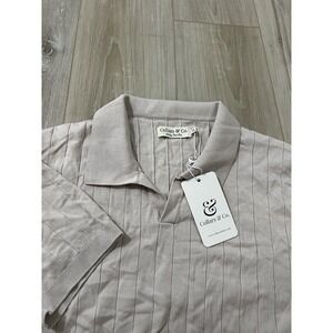 Collars and Co Buttonless Luxury Knit Polo NWT sz XL